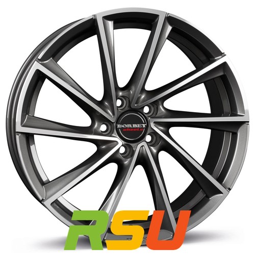 Borbet vtx graphite polished - borbet,