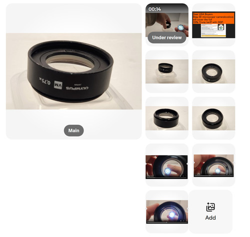 Olympus 75x - olympus, 0,75x