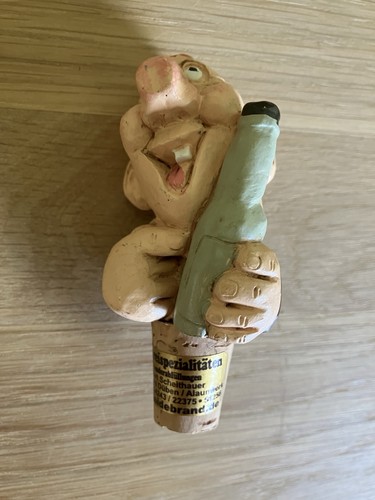 Vintage zierkorken schnapsnase - zierkorken,