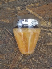 Schaltknauf DDR Wartburg Trabant Barkas Kunstharz bernsteinfarben sn194