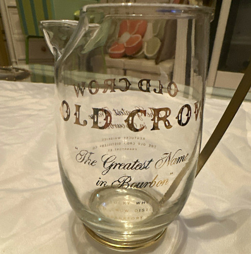 Old crow bourbon whisky - old,