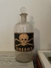 Antike Glasflasche Apotheke