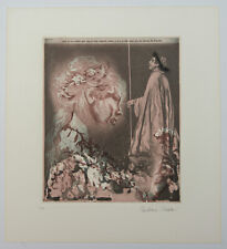 Eberhard Schlotter/ Farbadierung/handsigniert/ e.a. Exemplar/Don Quijote/200