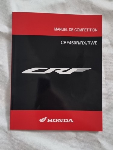 Honda crf 450r rwe handbuch - honda, rx