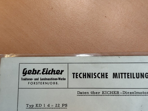 Eicher d datenblatt - eicher,
