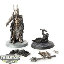 HdR Figuren - Böse - The Dark Lord Sauron with Elendil and Isildur - teilweise b