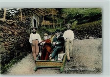 13030522 - Madeira - Transportschlitten ca 1925 AK Schlitten