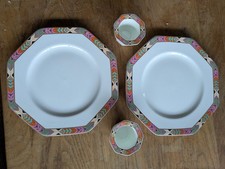 Villeroy & Boch Heinrich Cheyenne 2 x Frühstücksteller 21 cm + 2 x Eierbecher