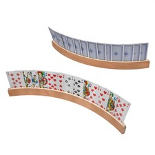 2x Spielkartenhalter Holz