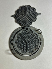 Altes Gusseisen Waffeleisen