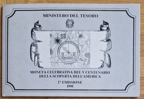 Italienische gedenkmünze 500 - italienische,
