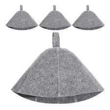  4 Pcs Sauna Mütze Saunazubehor Badezimmerlieferungen Duschhauben