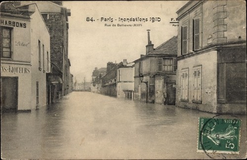 Postkarte paris xiii rue - postkarte, de