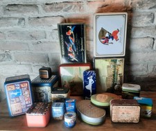 Großes Konvolut Blechdosen, 19 Stück, Sarotti, Persil, Fossil, Lambertz, Bärenma