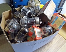 Lot 90 Röhren AZ1 RS1003 RGN1064 EF14 UF14 6080 6SN7 EL35 ECC83 *SCHWACH / POOR*