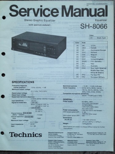 Technics service manual - technics,