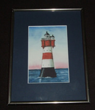 Signiertes Aquarell vom