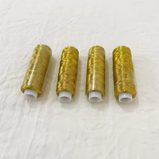Metallic nähgarn gold - nähgarn,