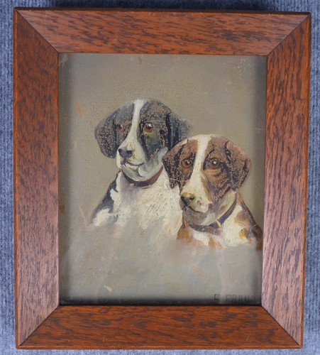 ölgemälde jagdhunde öl - Ölgemälde,, jagdhunde,