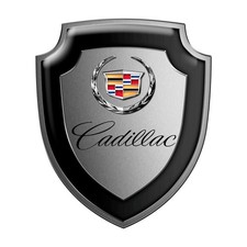 1st. x Cadillac Decal Alle Größen Aufkleber Auto Emblem Sticker Epoxy dome Logo