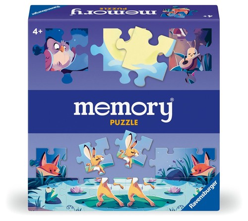 Memory puzzle tiere teich - am,