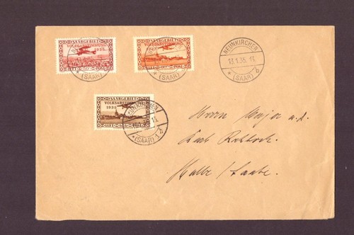 Brief saargebiet neunkirchen - saargebiet,