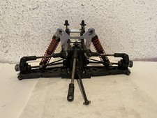 Thundertiger EB 4 S3 Pro Hinterachse, Dämpferbrücke-Stoßdämpfer-Radträger