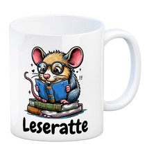 Leseratte Kaffeebecher mit