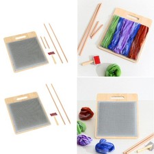 Wollmischbrett mit Griff, kompaktes tragbares Handkarden-Kardierpinsel-Set für