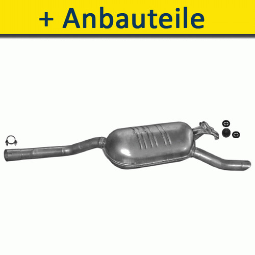 Endtopf auspuff für mercedes - endtopf,