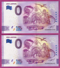 0 Euro XEAH 05 2021 ZOO LEIPZIG DAS GIGANTISCHE DINO-ABENTHEUER  SET NORMAL+ANNY