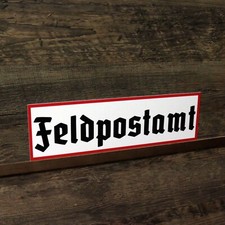 Schild Feldpostamt Feldpost WH