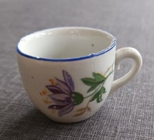 DDR Puppengeschirr, einzelne Kaffeetasse, 50ger Jahre, Porzellan,