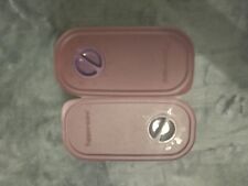 TUPPERWARE TUPPER-TIME QUADRO 2 Teile VORRATSBEHÄLTER 2 x800 ml lila neu