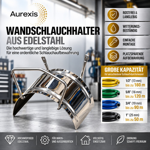Aurexis wandschlauchhalter - aurexis,