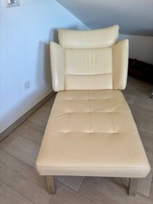 Designer Chaiselongue, Bauhaus Daybed, Lederliege