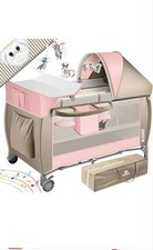 KIDIZ® Babybett Reisebett Kinderreisebett Kinder Baby Bett faltbar mit Matratze