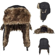 Russische Fliegermütze Wintermütze Tschapka Fellmütze Pilotenmütze Pelzmütze