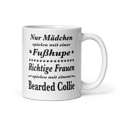 Bearded collie tasse mug - collie,