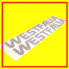 VW T4 Bus WESTFALIA Aufkleber Schriftzug Satz Farbe Schwarz 2 Stck VERSANDFREI