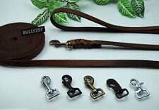 Lederleine geflochten Antik