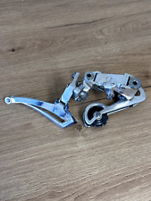 Retro Fahrradteile Campagnolo Umwerfer und Schaltwerk Set (neu)