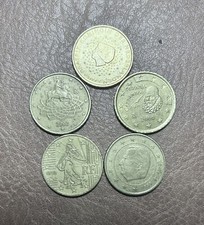 50 Euro Cent Münzen Sammlung Auflösung 5 Stück Jahr und Land Verschieden