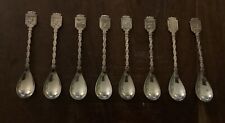 8 versilberte Sammellöffel - Niederländische Provinzen