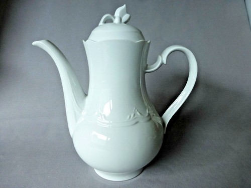 Edle kaffeekanne kahla weiss - ~,