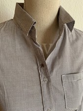 NEUw Jake*s 36 XS S klassische Hemdbluse, Vichy-Karo, 100% Baumwolle, LA-Shirt