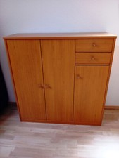 Kommode Buchenachbildung mit 2 Schubladen 105 cm breit, 110 cm hoch, 35 cm tief