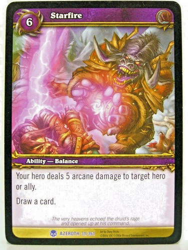 World warcraft tcg - tcg, heroes