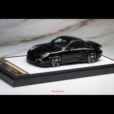 Make Up 1:43 Porsche 911 997 Turbo Black Diecast Car Model VM190K Limited 30pcs