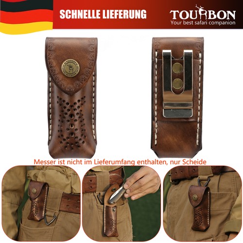 Tourbon leder messerscheide - tourbon,